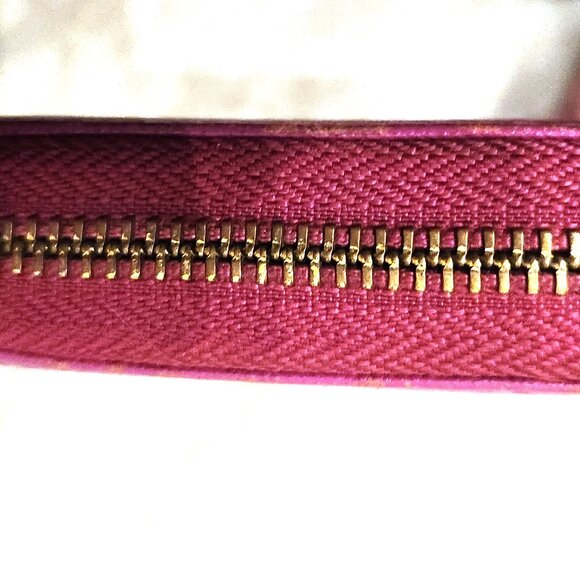 Tory Burch Saffiano Leather Long Wallet - Magenta Pink - EUC - Picture 11 of 11